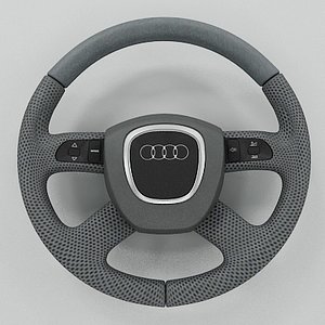 3ds max audi steering wheel