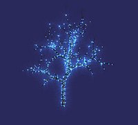 tree with garlands