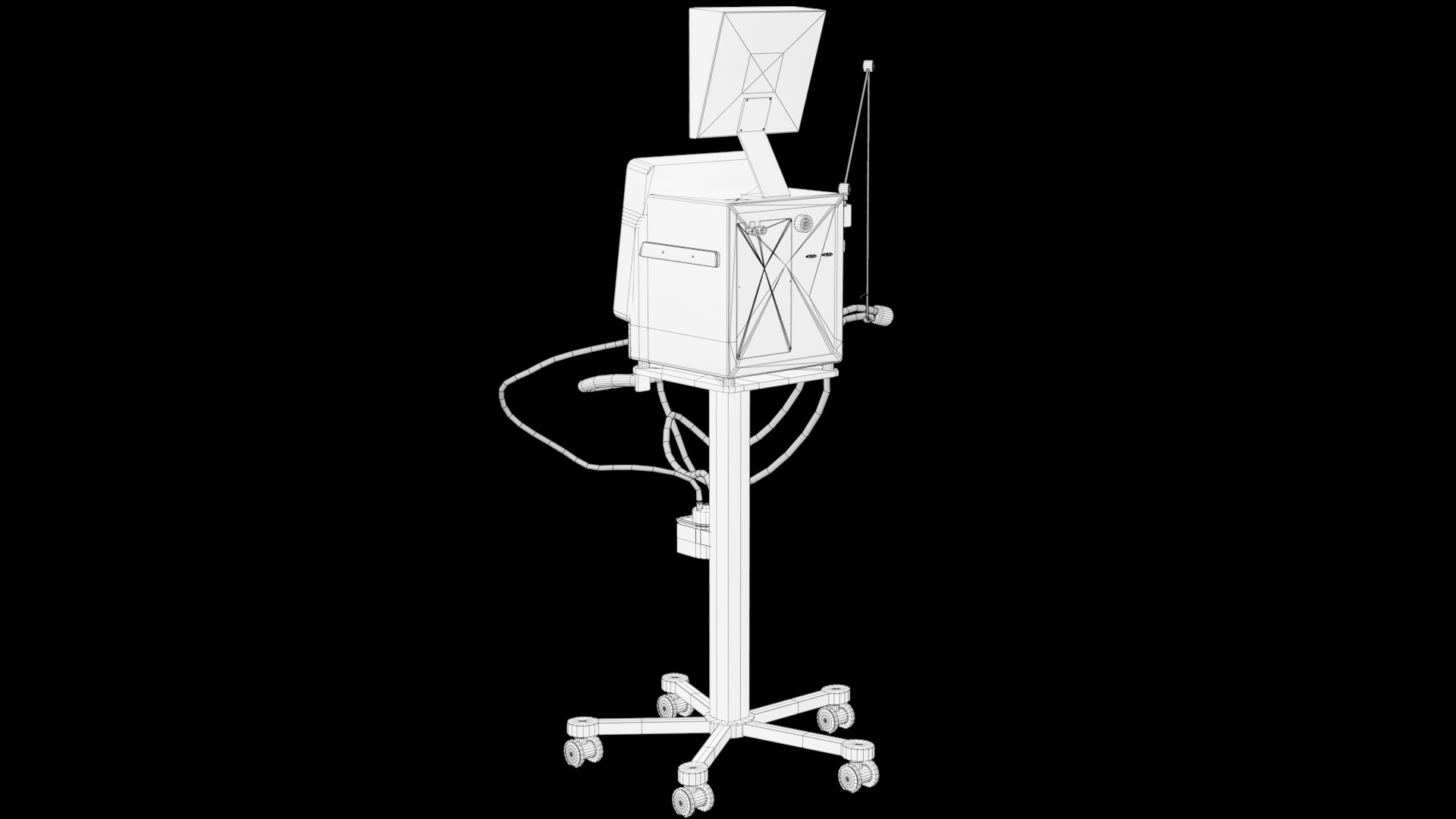 3D Newport E360 Ventilator Model - TurboSquid 1586700