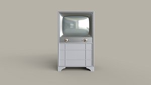3D model classic television