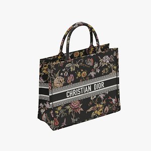 Large Dior Book Tote 12 3D model