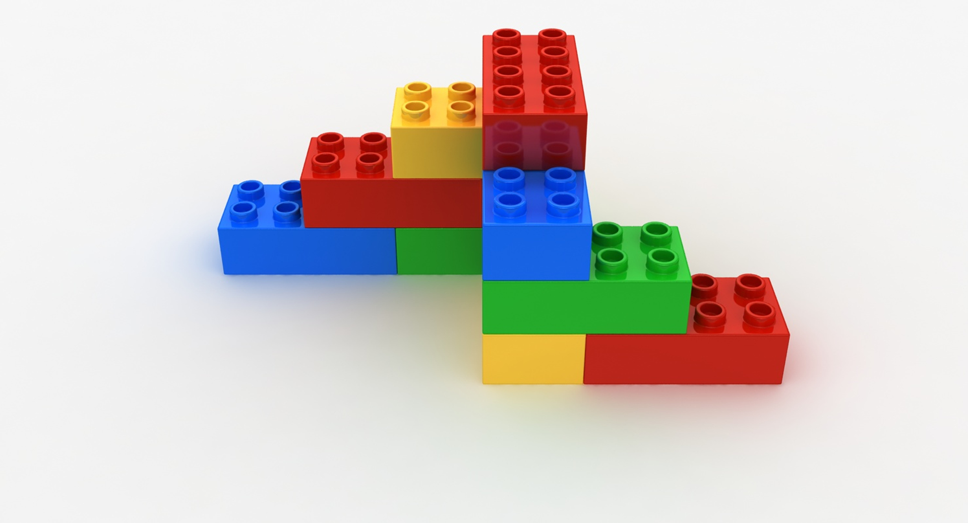 Rekvisitter junk hestekræfter Realistic lego bricks 2 3D model - TurboSquid 1327697