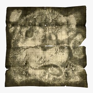 Treasure Map, worn