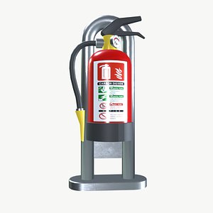 3D Fire extinguisher model