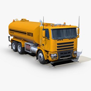 3D model Water truck