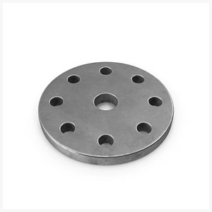 3D Round Flange Metal armor V2 PBR model