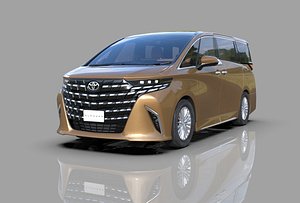 Toyota Alphard Vellfire 2023 HQinterior 3D