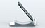 Hinged Wire Egg Slicer with Ribbed Cradle - Static Open Pose