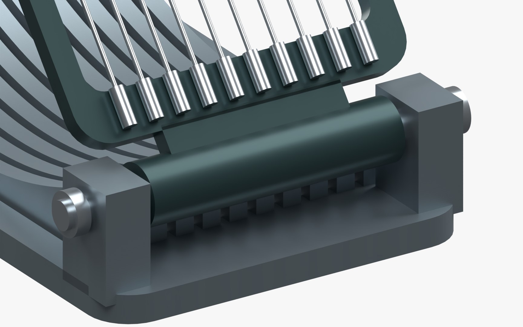 Hinged Wire Egg Slicer with Ribbed Cradle - Static Open Pose 3D model https://p.turbosquid.com/ts-thumb/gi/CBZXWV/fx/03hingeretainersandwirerootanchors/jpg/1792246470/1920x1080/fit_q87/d4aefc47f2289ea18c7f5077c8641ce48d4d0bdb/03hingeretainersandwirerootanchors.jpg