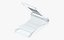 Hinged Wire Egg Slicer with Ribbed Cradle - Static Open Pose