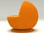 Nature orange chair