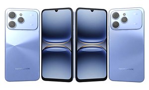 Tecno SPARK 40 Mirage Blue And Titanium Grey