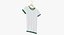 Female Crew Neck Hanging White and Green 02
