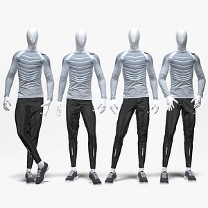3D nike male sport suit