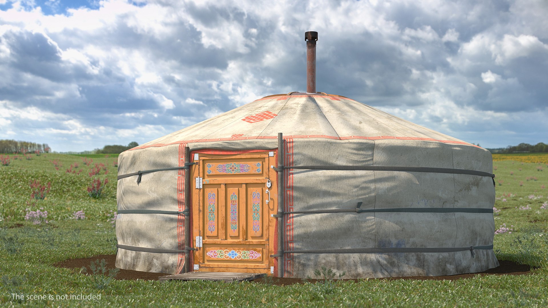 Teepee and Yurt Collection 3D model preview