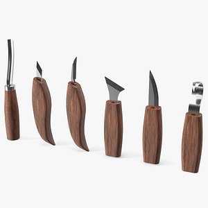 Deglon Meeting Knife Set Steel 3D Model $34 - .max .3ds .blend