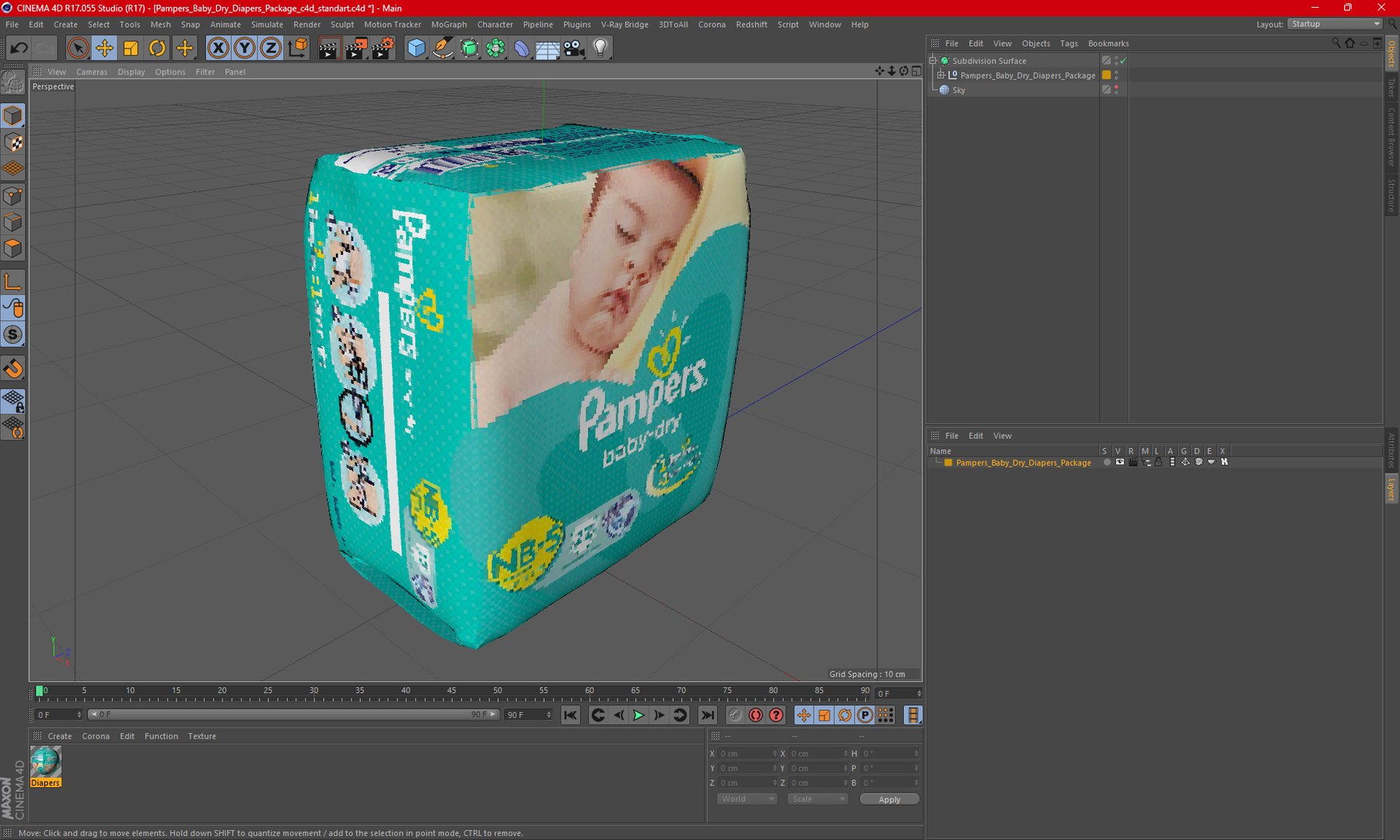 Pampers Baby Dry Diapers Package 3D model https://p.turbosquid.com/ts-thumb/gi/Pa9NBS/TW/pampersbabydrydiaperspackagemb3dmodel017/jpg/1702351891/1920x1080/fit_q87/9e20f08e7ced51d0b85c6edd998c8edf71248e19/pampersbabydrydiaperspackagemb3dmodel017.jpg