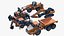 건설 차량 5대 번들