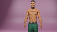 xxxtentacion 3d model rapper