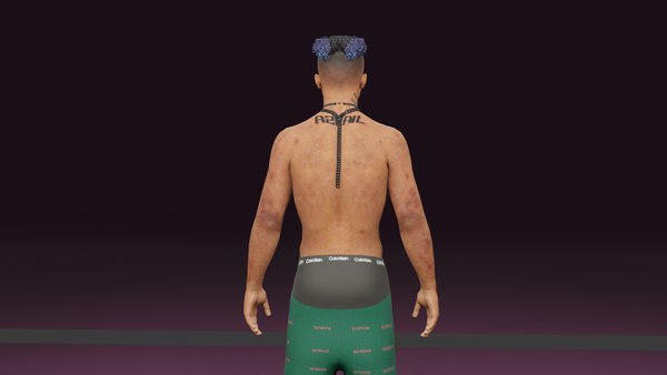 xxxtentacion 3D-Modell-Rapper 3D-Modell - TurboSquid 1980105