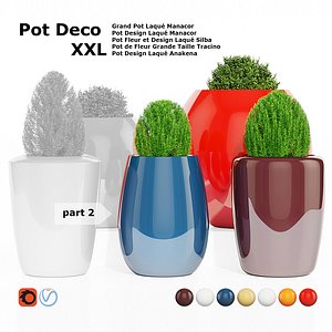pots deco xxl 3D model