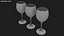 Verre à vin rouge à moitié plein