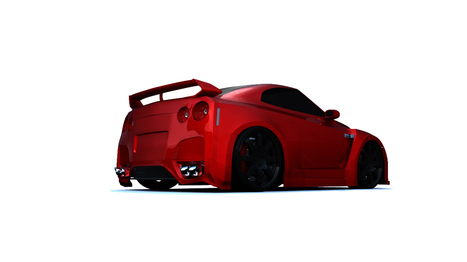 3d Model Stylized Gtr R35