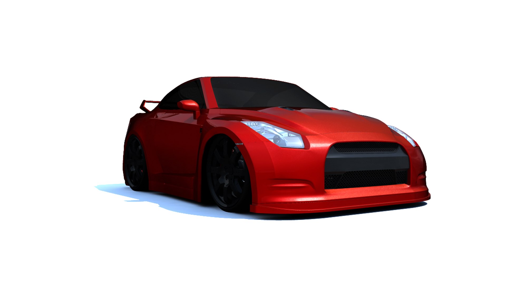 3d Model Stylized Gtr R35
