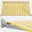 set striped awnings 3D