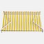set striped awnings 3D