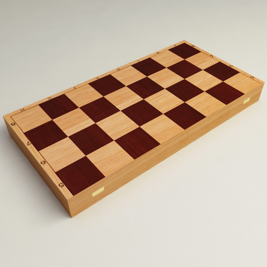 3dsmax Checkers Modelled
