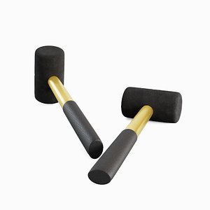 Rubber Mallet B 02 3D