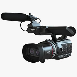 panasonic hdc z10000 hd 3d model