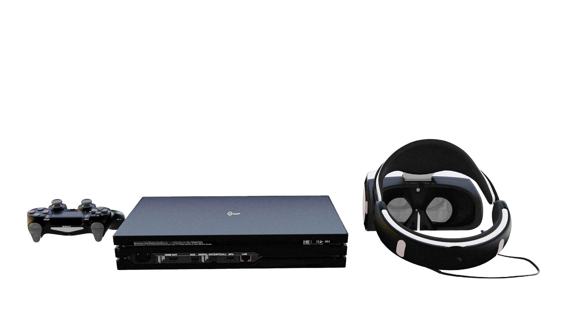 Sony PLaystation 4 3D Model - TurboSquid 1955998