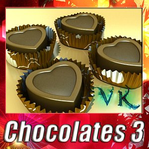 chocolates 03 3d 3ds
