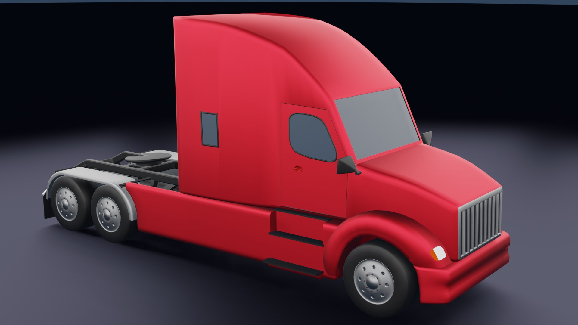 Big Truck Low-poly 3D Model 3D Model - TurboSquid 1789571