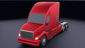 Big Truck Low-poly 3D model