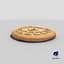 Christmas Chocolate Biscuit 04 Bitten 3D