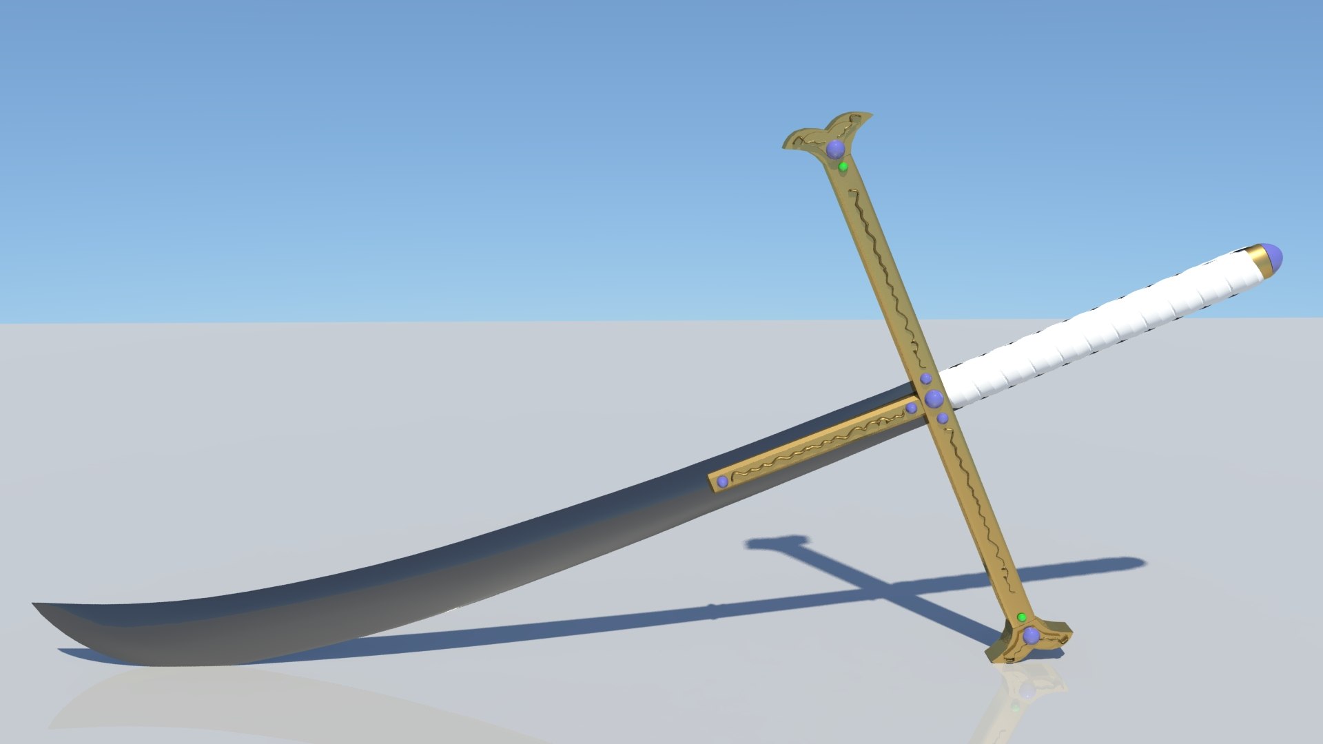 ONE PIECE] Yoru, Mihawk's Sword 3d model