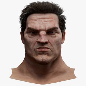 3D Steven Realistic model of male head model