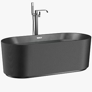 3D Freestanding Bathtub Gocta with Niagara Faucet1 model