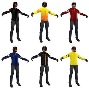 3d model pack biker