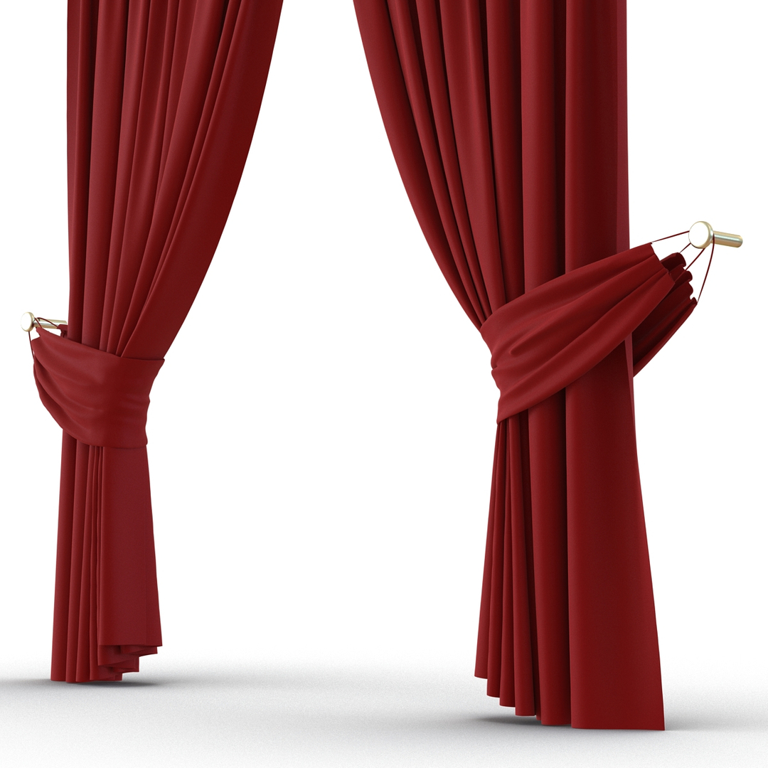 ma curtain 4 red