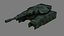 Tanque militar de ciencia ficción - Low Poly - Listo para el juego - PBR