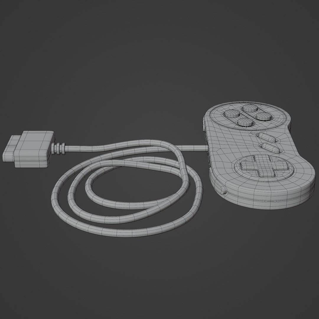 3D Retro Gamepad - TurboSquid 2033164