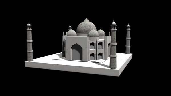 Taj Mahal 3D Models For Download | TurboSquid