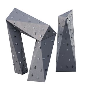3D model Climbing Wall