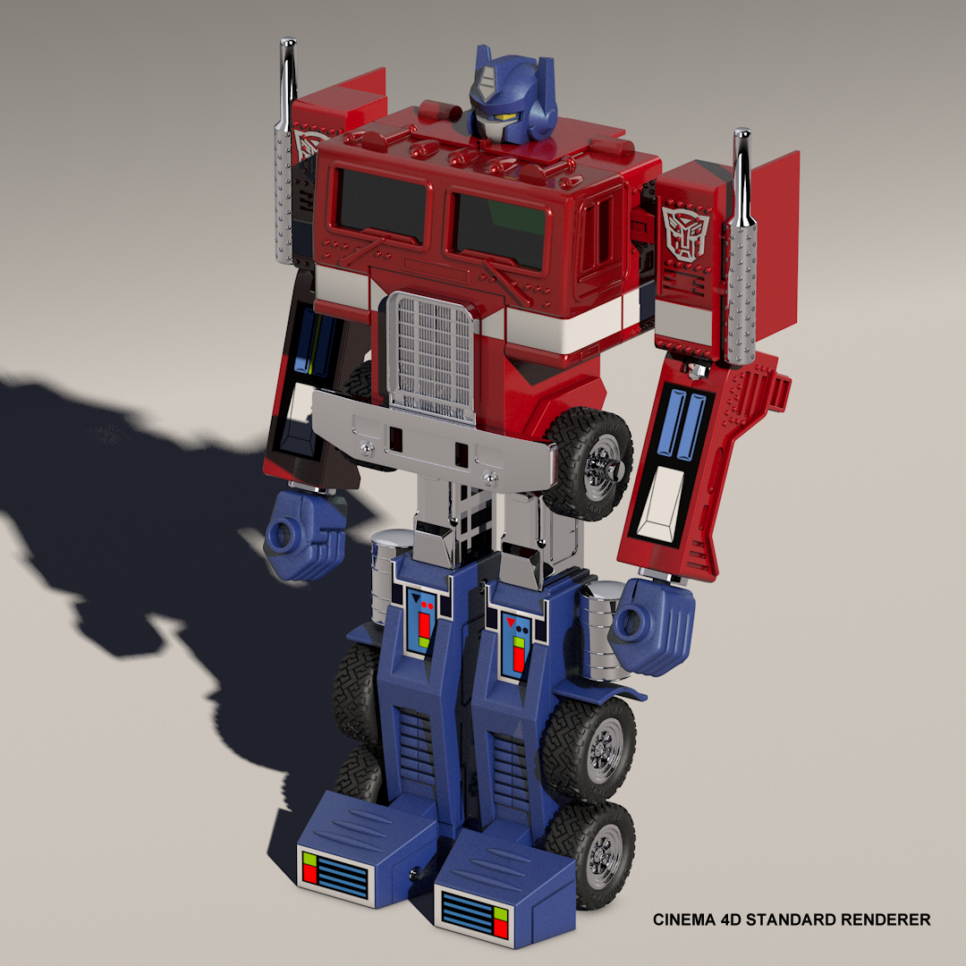 optimus prime toy 3d x