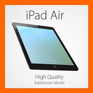 apple ipad air c4d