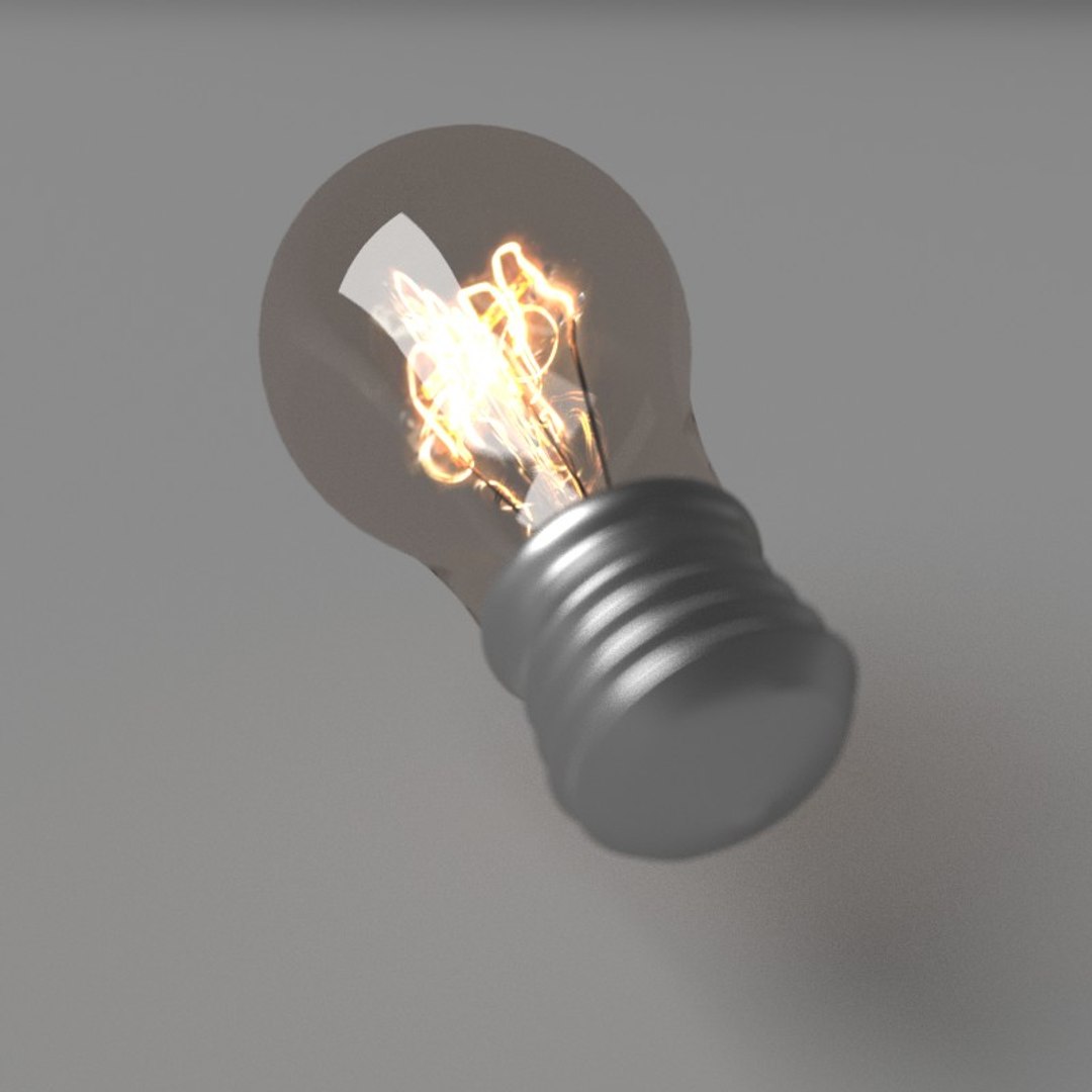 3d Light Bulb Model